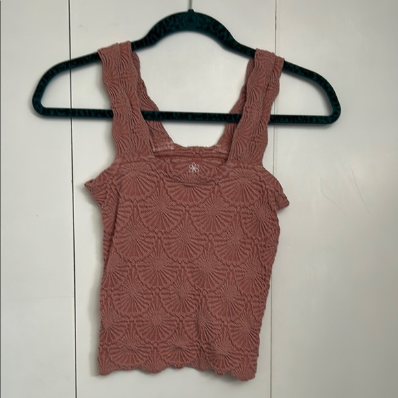 Elegant Mauve Textured Women's Top - Picture 1 of 5